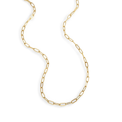 Mint & Lily Thin Paperclip Necklace