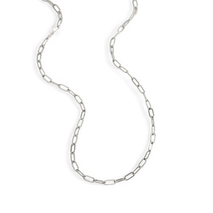 Mint & Lily Thin Paperclip Necklace