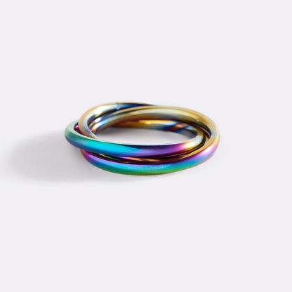 Mint & Lily Dainty Interlocking Fidget Ring