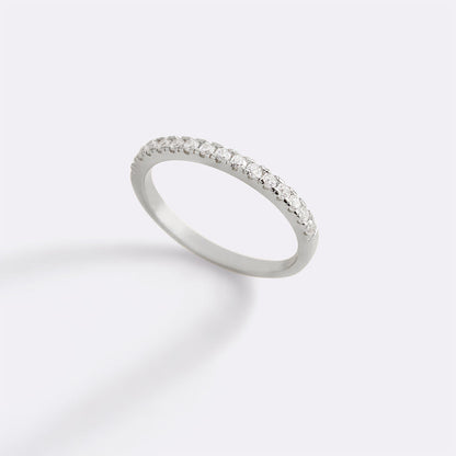 Mint & Lily Micro Pavé Eternity Stacking Ring