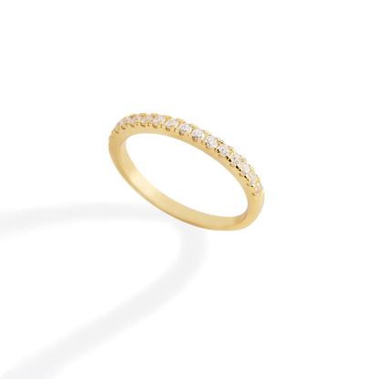 Mint & Lily Micro Pavé Eternity Stacking Ring