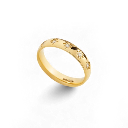 Star Set Stacking Ring