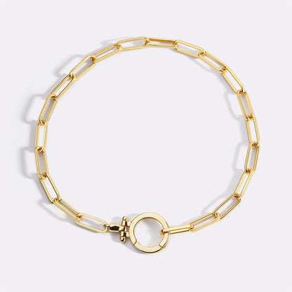 Mint & Lily Mint Paperclip Bracelet