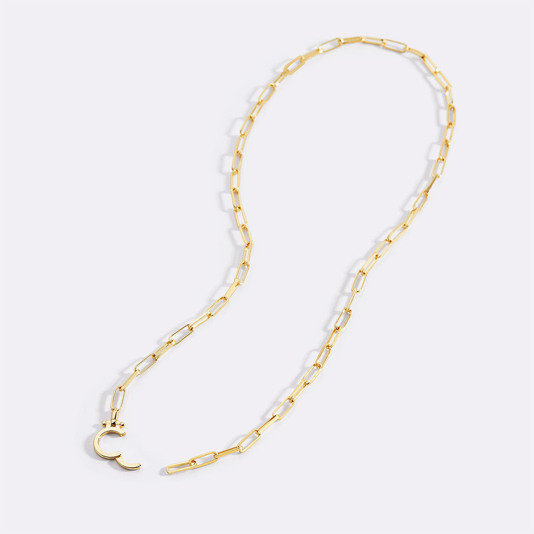 Mint & Lily Mint Paperclip Necklace