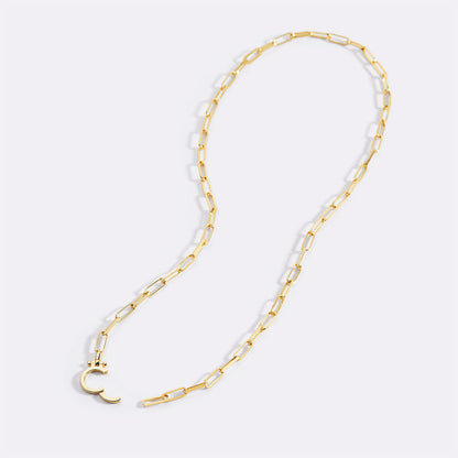 Mint & Lily Mint Paperclip Necklace