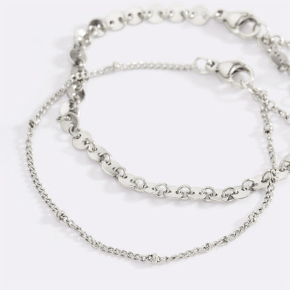 Mint & Lily Poppy Stacking Bracelet Set
