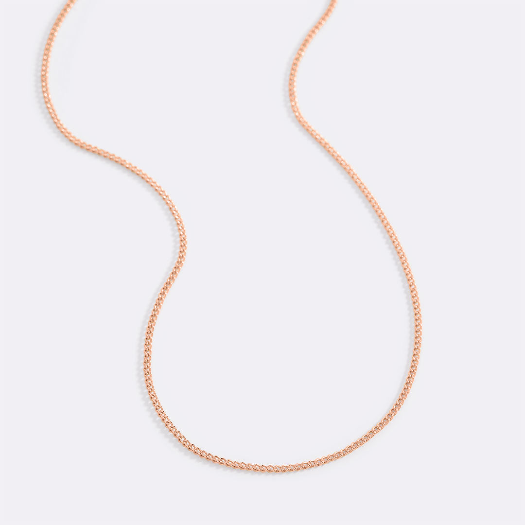 Mint & Lily Italian Milano Sterling Silver Adjustable Chain Necklace