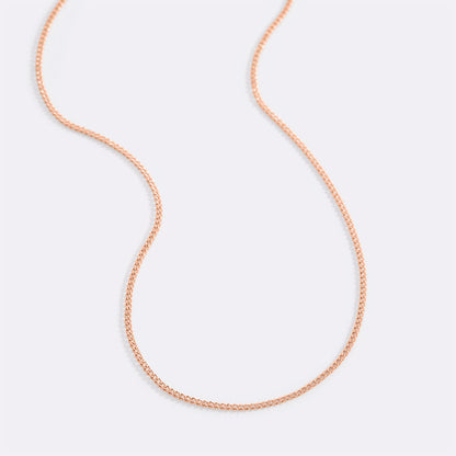 Mint & Lily Italian Milano Sterling Silver Adjustable Chain Necklace