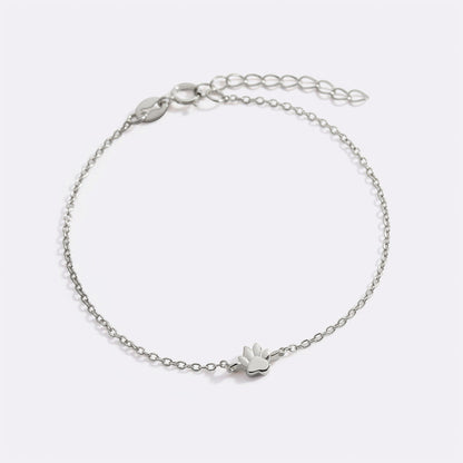 Mint & Lily Tiny Pawprint Bracelet