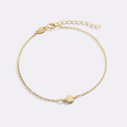 Mint & Lily Tiny Pawprint Bracelet