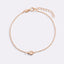 18k Rose Gold over Sterling Silver