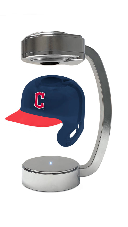 Cleveland Guardians MLB Mini Hover Helmet W/ Chrome Base