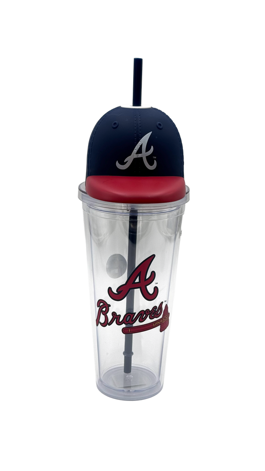 Atlanta Braves MLB Helmet Lid 24oz Sipper