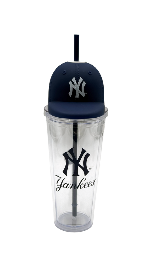 New York Yankees MLB Helmet Lid 24oz Sipper