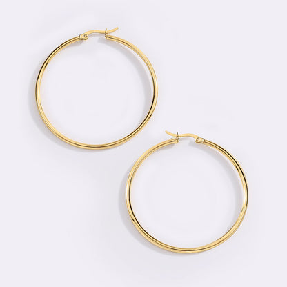 Mint & Lily Lynette Large Hoop Earrings