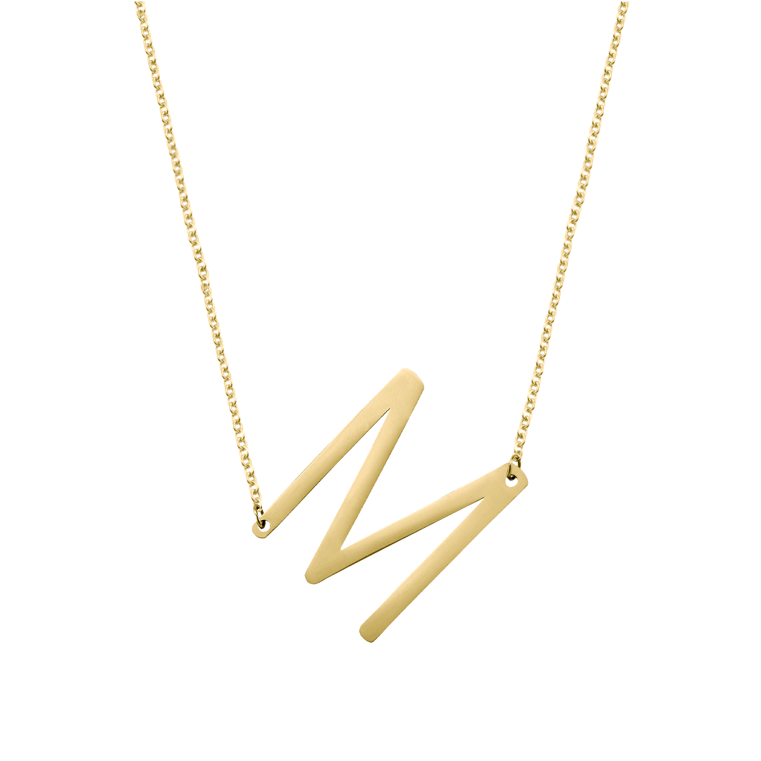 Mint & Lily Statement Initial Necklace