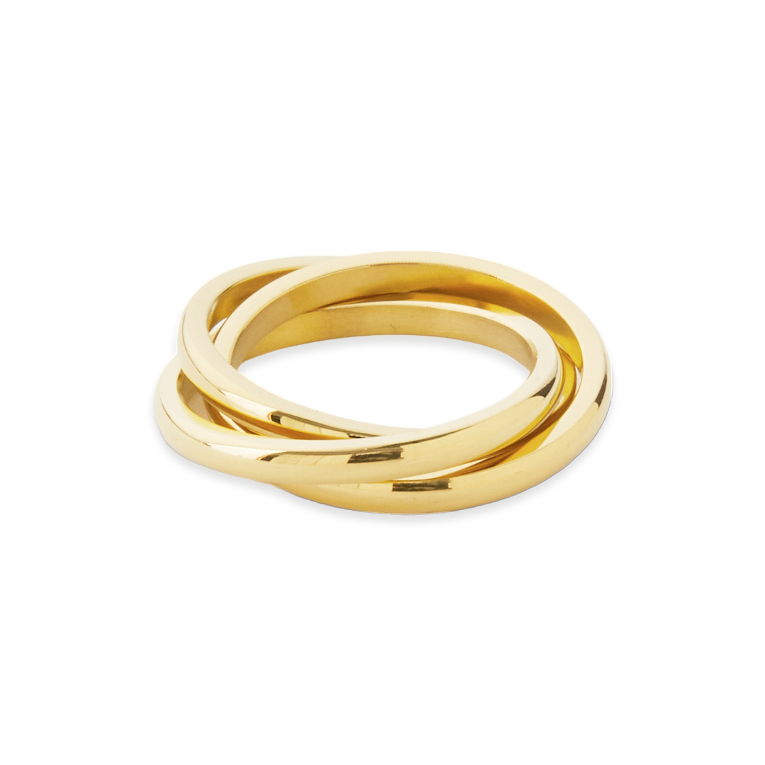 Mint & Lily Dainty Interlocking Fidget Ring