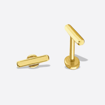 Mint & Lily Little Bar Sleeper Flatback Earrings | 16g