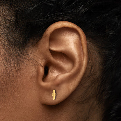 Mint & Lily Little Bar Sleeper Flatback Earrings | 16g