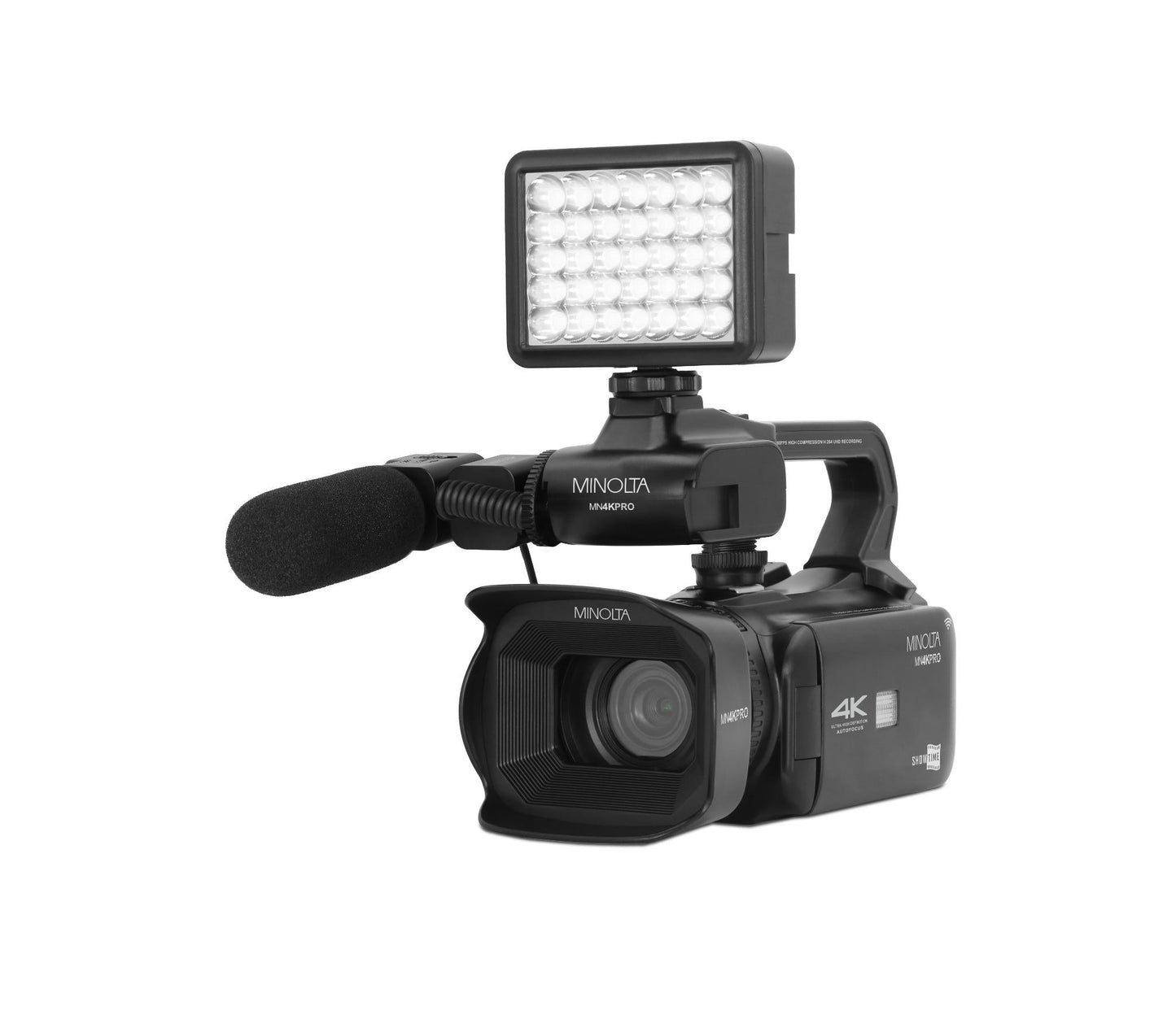 MN4KPRO 4K60FPS Ultra HD / 64 MP Autofocus Pro Camcorder Kit w/WiFi