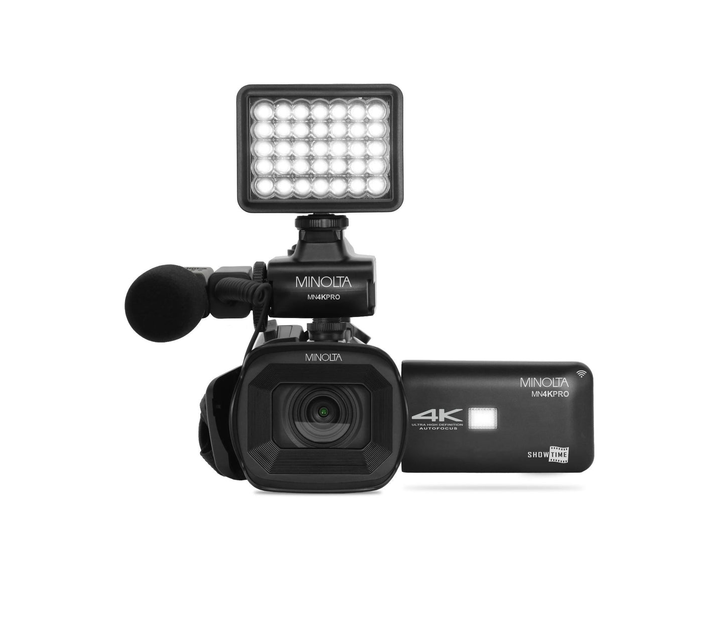MN4KPRO 4K60FPS Ultra HD / 64 MP Autofocus Pro Camcorder Kit w/WiFi