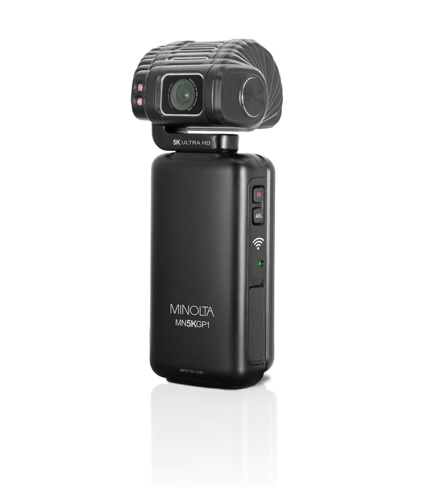 MN5KGP1 5K Ultra HD / 20 MP Handheld Pocket Camcorder w/Motorized Tilting Lens Head