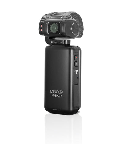 MN5KGP1 5K Ultra HD / 20 MP Handheld Pocket Camcorder w/Motorized Tilting Lens Head