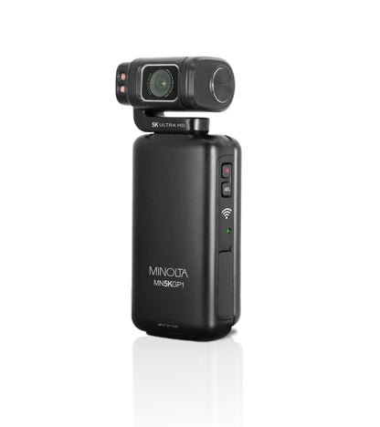MN5KGP1 5K Ultra HD / 20 MP Handheld Pocket Camcorder w/Motorized Tilting Lens Head