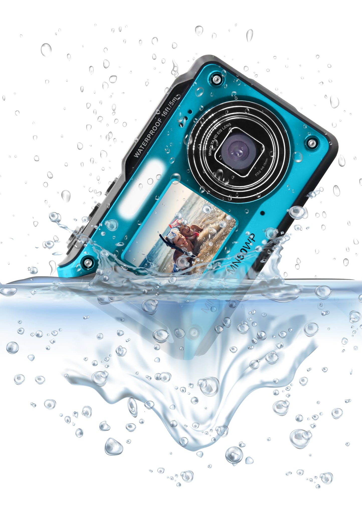 MN60WP 48MP / 4K Ultra HD Dual Screen Waterproof Camera