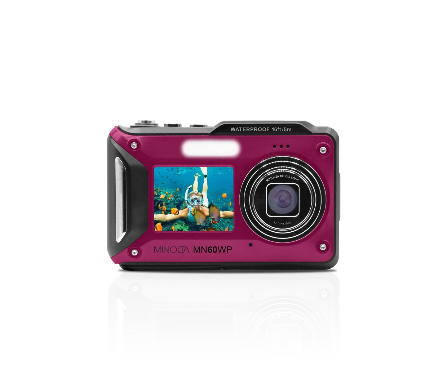 MN60WP 48MP / 4K Ultra HD Dual Screen Waterproof Camera