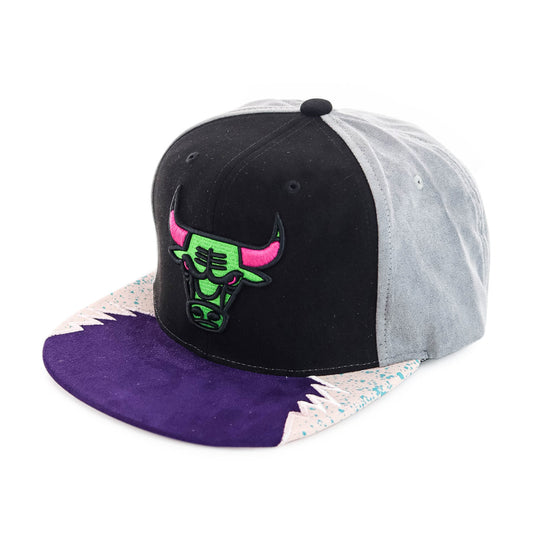 Men's Mitchell & Ness NBA Day 5 Snapback Bulls - Black-Grey
