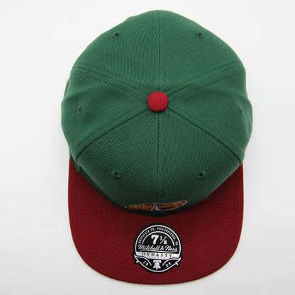 Mitchell & Ness Men's NBA Team 2 Tone 2.0 Fitted Hwc Supersonics Fitted Caps
