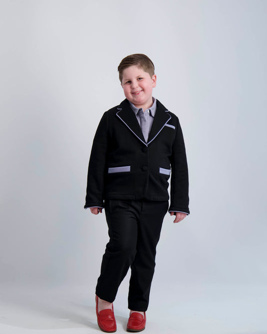 Black Knit Blazer