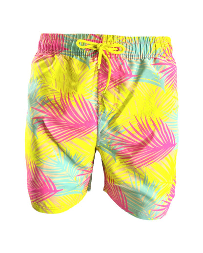 Marina West Tie Back One Piece Swimsuit (F1701) - Multi Palms