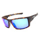 Rubberized Matte Tortoise w/ Blue Mirror