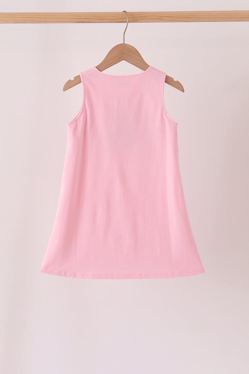 Pink Turkey Appliqué Dress
