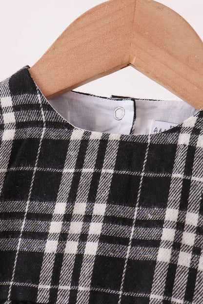 Black & White Plaid Bubble