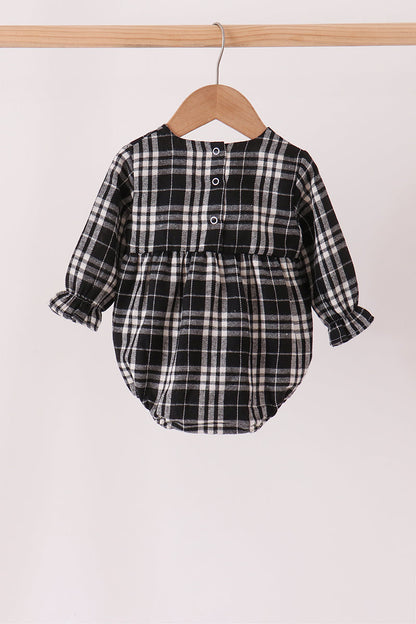 Black & White Plaid Bubble