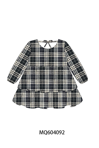 Black & White Plaid Dress