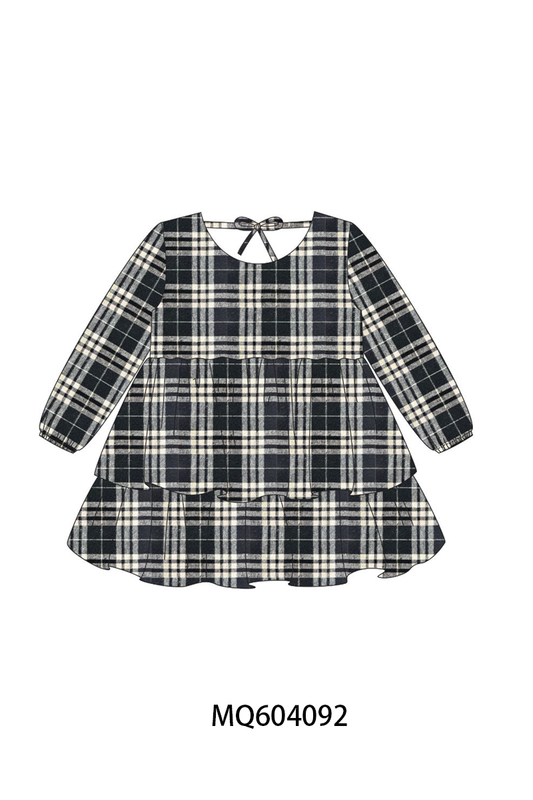 Black & White Plaid Dress