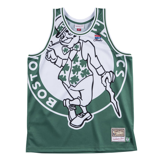 Mitchell & Ness Men's NBA Big Face Jersey Boston Celtics