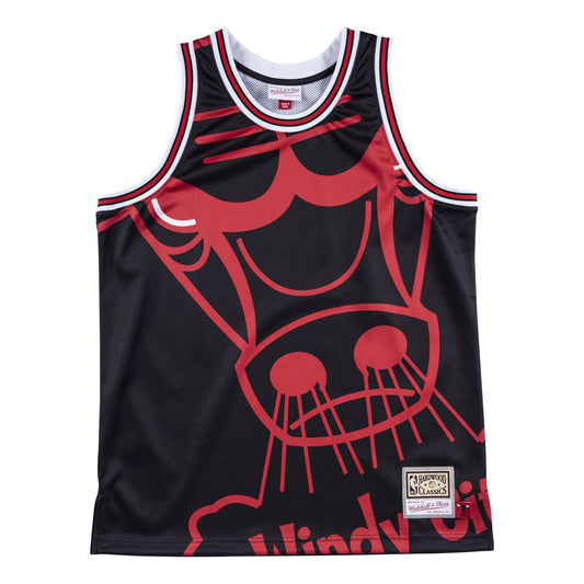 Mitchell & Ness Men's NBA Big Face Jersey Chicago Bulls