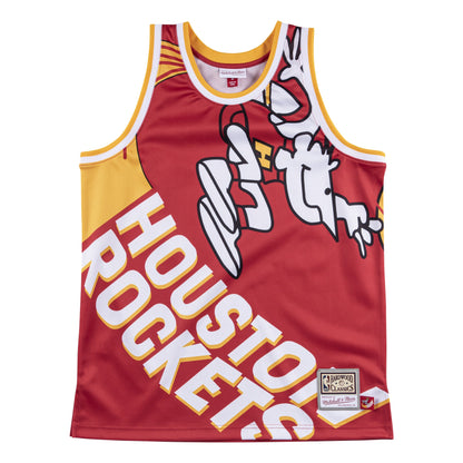 Mitchell & Ness Men's NBA Big Face Jersey Houston Rockets
