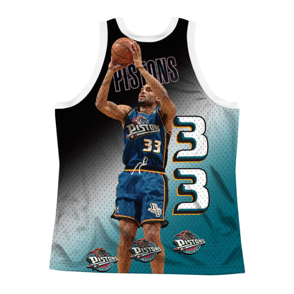 Mitchell & Ness Men's NBA Behind The Back Tank Detroit Pistons Grant Hill