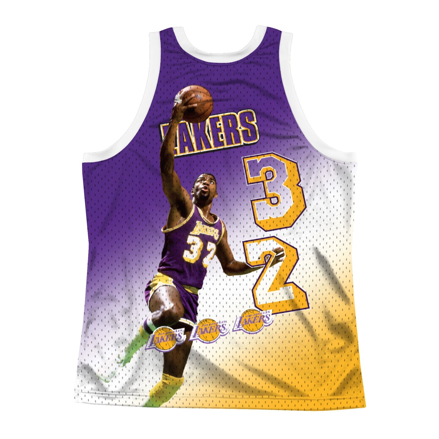 Mitchell & Ness Men's NBA Behind The Back Tank Los Angeles Lakers Magic Johnson