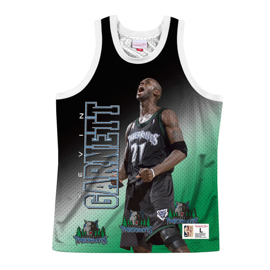 Mitchell & Ness Men's NBA Behind The Back Tank Timberwolves Kevin Garnett