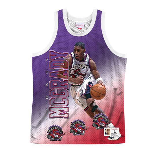 Mitchell & Ness Men's NBA Behind The Back Tank Toronto Raptors Tracy Mcgrady
