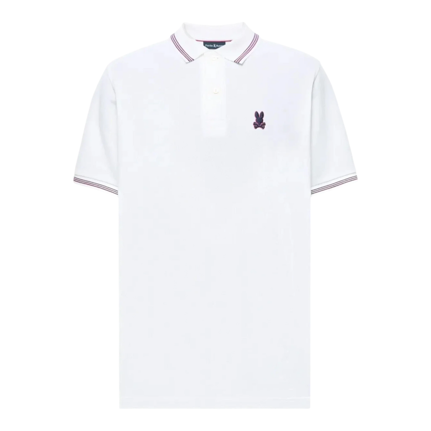 Psycho Bunny Andre Pique Men's Polo — White