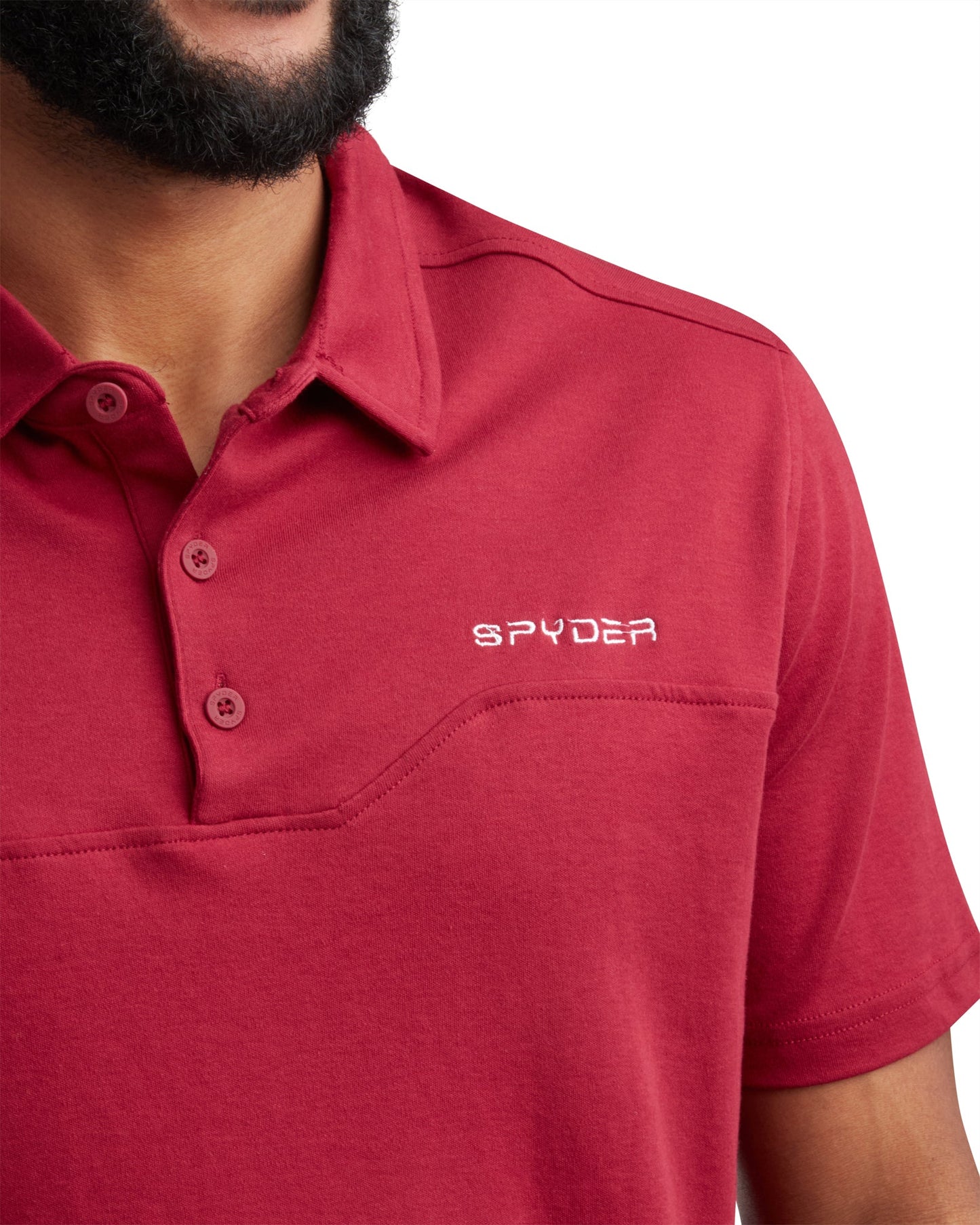 Spyder Men's Short Sleeve Interlock - Redwood