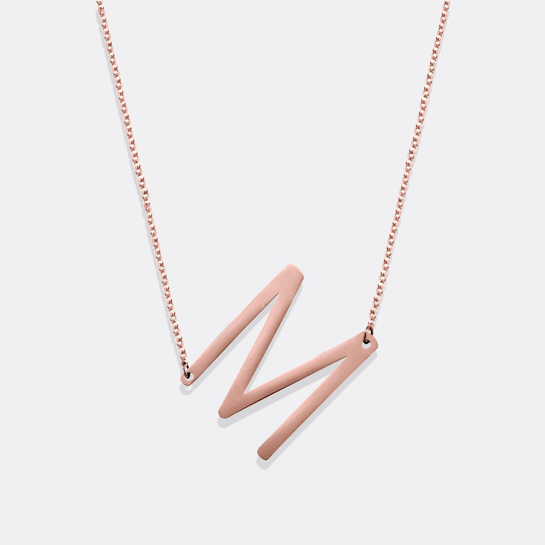 Mint & Lily Statement Initial Necklace